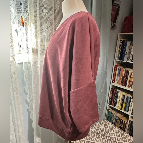 Cable & Gauge Dusty rose top - Picture 2 of 5